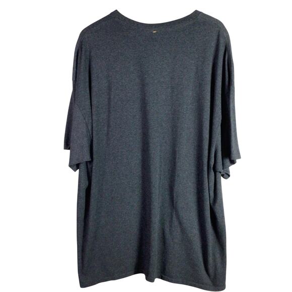 Classic Bald Eagle American biker T Shirt Gray 2XL - Picture 3 of 3